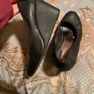 Formal black close toed heels